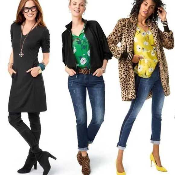 Cabi Chance Bomber Jacket S High Neck Full Zip Up Stretch Jersey Black 3731 $139 - Picture 15 of 16